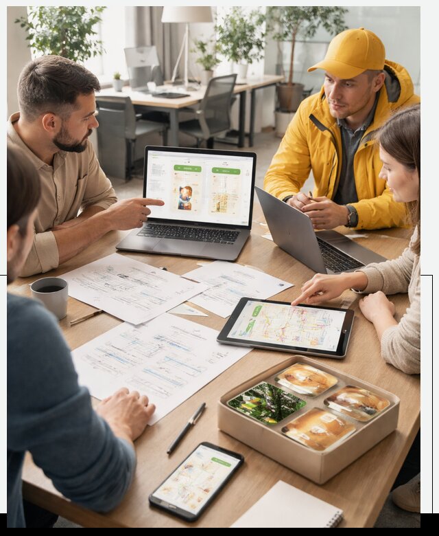 Разработка агрегатора доставки еды в Комсомольске-на-Амуре от 15306 р., АвикейКмс