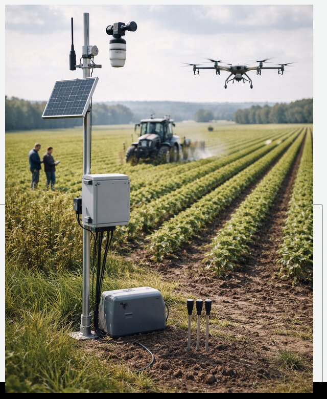 Разработка IoT мониторинга полей в Комсомольске-на-Амуре от 8673 р. | АвикейКмс